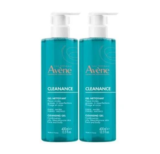 Avene Cleanance Cleansing Gel 400ml Double Pack