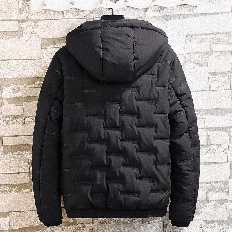 Abbigliamento Imbottito in Cotone da Uomo Autunno e Inverno e Cappotti Invernali Aggiornati Giubbotti Corti Imbottiti Spessi alla Moda da Uomo