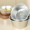 2Pcs/Set Stackable Rice Colander Stainless Steel Rice Wash Filter Basin  Prepare The Food