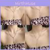 Sommerurlaub Stil Herz Y-förmige Kette Schmuck für Frauen Mit Handgefertigtem Geometrischem