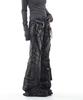 Women's Washed Micro-Flare Jeans with Frayed Edges and 3D Pockets