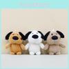 Cute Plush Dog Keychain Soft Toy Charming Cartoon Dog Accessory For Bags