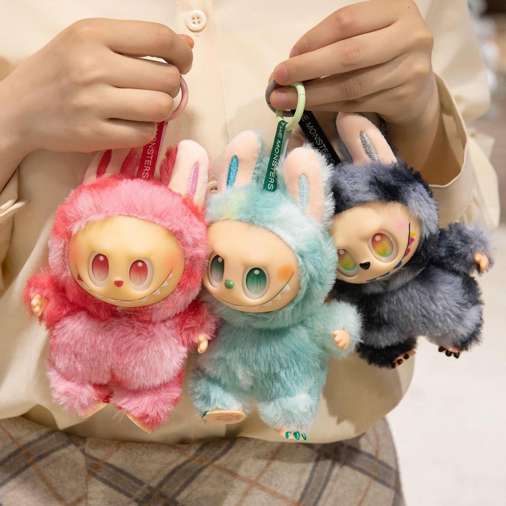 New Plushies V3 The Monsters Big Into Energy Series Vinyl Plush Toy Bag Pendant Kawaii Figure Face Doll Keychain Birthday Gift