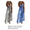 Women Dress Floral Print Large Hem Streetwear Elegant Spaghetti Strap Maxi Dress for Party