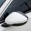 For Honda Civic 11th Gen   Carbon Black Car Sticker Rearview Side Mirror Rain Eyebrow Shield Cover Frame Protector ABS