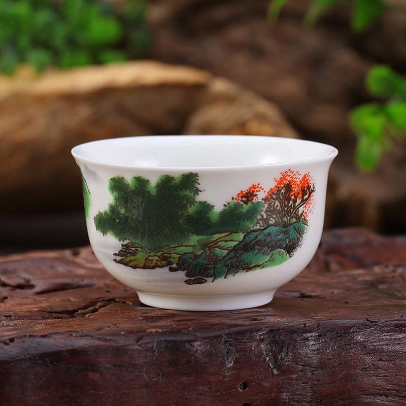 Miniature Ceramic Gongfu Tea Tasting Cup - Extra Small Chaoshan Set