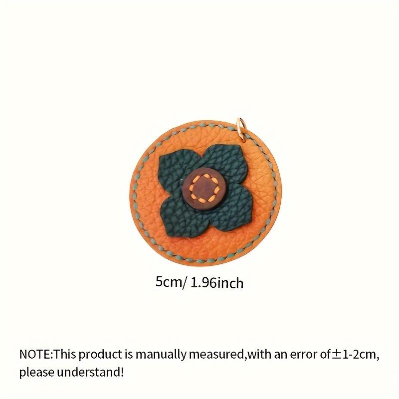 3pcs/set Acrylic Persimmon Flower Template | Leather Mold for DIY Keychain Wallet Pendant Ornament Handmade Stencil Tool