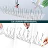 1-10Pcs Pigeon Spikes Stainless Steel Bird Spike Bird Deterrent Wire Spikes Keep Birds Away Proof Nails for Fence Roof Blacony