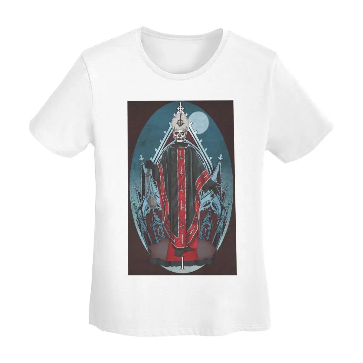 

Rock Band Ghost BC TShirt Women Short Sleeve T Shirts Crew Neck Clothing Cotton Summer Tees Streetwear S