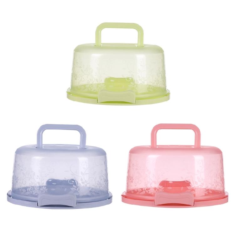 Versatile Cake Container Portable Cake Transport Carrier with Handle Pastry Tray