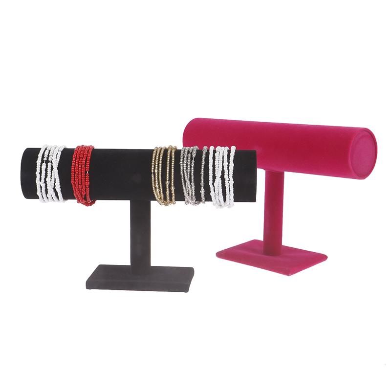 T Bar Samt Haarband Stirnband Halter Einzelhandel Shop Display Stand Rack Halter