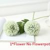 Floral Fake Ball Chrysanthemum Silk Flower For Party Decor And Props Photography