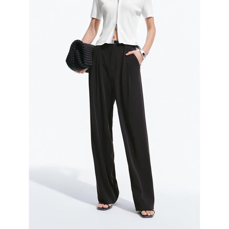 

PEACEBIRD Women s High-Waist Pleated Straight-Leg Pants L 165