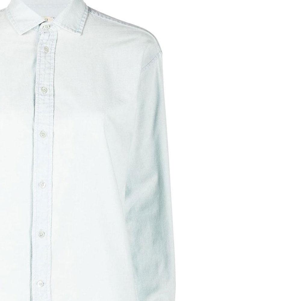 Polo Ralph Lauren Ss22 Back Logo Button Long Sleeve Shirt Women Shirts Blue 211863971-001