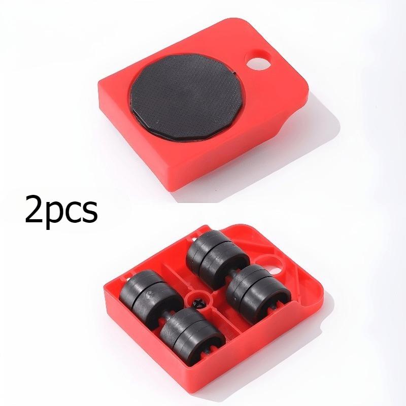 

1/2pcs Heavy-Duty Furniture Mover with Locking Wheels and Rubber Feet | Sturdy Plastic Mobility System for Sofa, Bed, Mattress