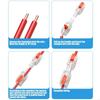 10Pcs Quick Connection Wire Terminals for 0.5-4Mm² Hard & 0.5-2.5Mm² Soft Cables with Push Button Design Easy Installation M4YD