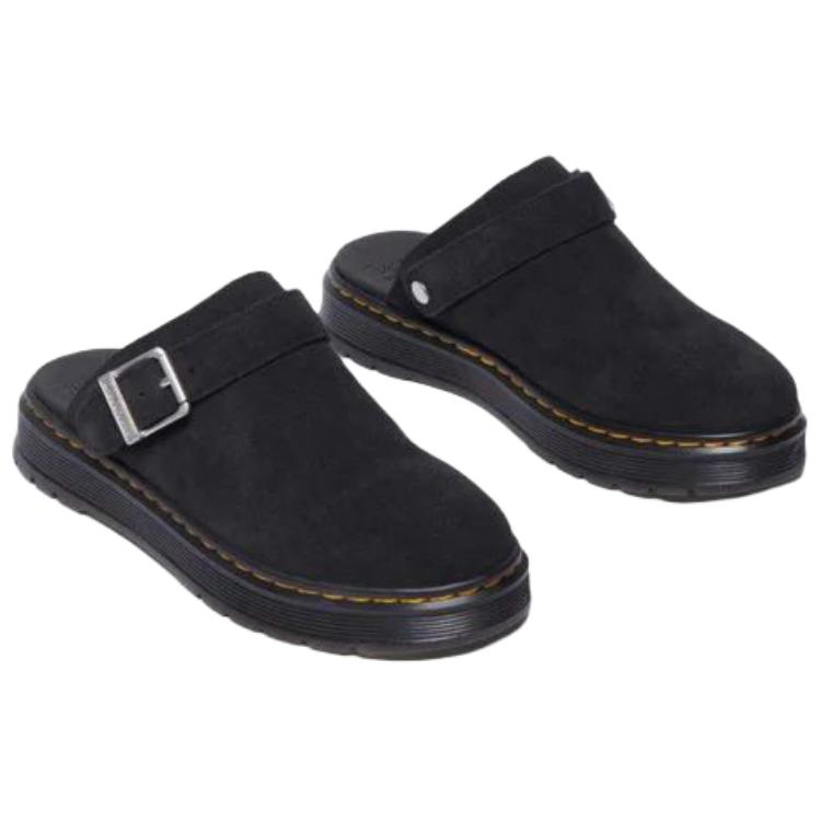 Dr. Martens Brookline Suede Mule Black Bronx Suede Unisex Sneakers 40666001