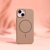 Silicone Thin Mag Cover For Iphone 16 Pro Max 6.9" Brown