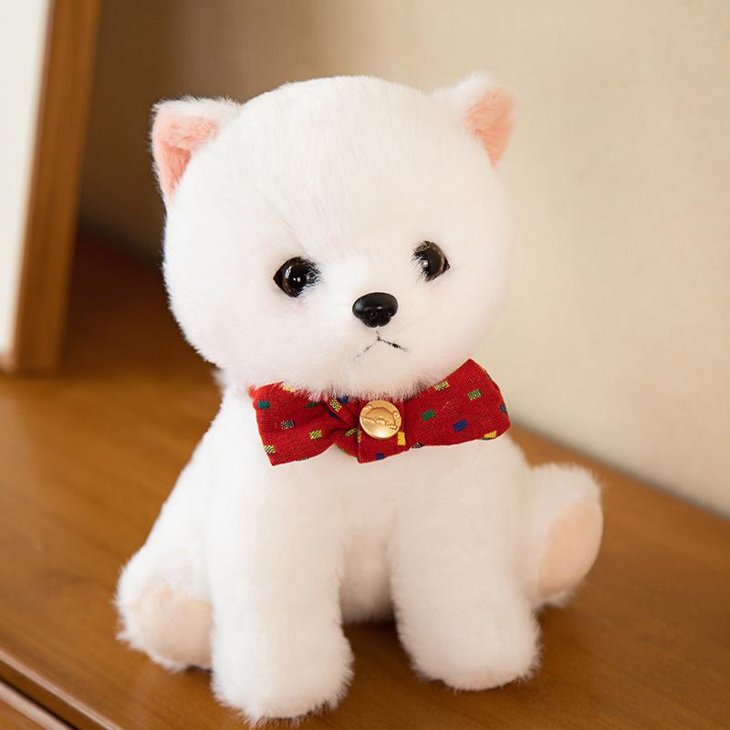 Niedlich Niedlich Welpe Hund Pommersche Puppe Plüschtier Teetasse Hund Puppe Kinder Beruhigungspuppe Geschenk