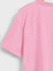 Pink Sunflower Butterfly Printed Summer Women's Plus Size T-Shirt Women's Casual Round Neck Short Sleeved Tops