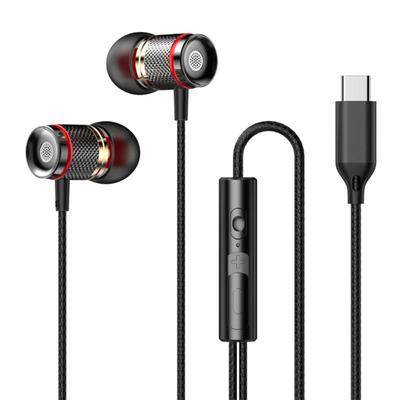 Kabelgebundene Kopfhörer DAC Typ-C 3,5 mm Headset 9D Bass Stereo Ohrhörer In-Ear Freisprechkopfhörer für S20 S10 POCO