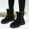 Thick Plush Snow Boots for Women, Anti Slip Winter Boots for Women, Warm Cotton Padded Shoes, Platform Ankle Boots, 2025