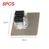1/2/5pcs Multi-purpose Hooks Kitchen Bathroom Strong Hook Adhesive Wall Mounted Mop Organizer Holder Rackbrush Broom Hanger Hook
