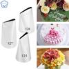 3 Pçs/set Rose Pastry Nozzles Aço Inoxidável Bico Set Diy Icing Piping Tips Sets Cupcake Bolo Decoração Ferramentas #126#127#128