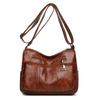New Multi-Layer Soft Leather Women's Crossbody Bag - Fashion Splicing Shoulder Bag, Multi-functional and Large Capacity Design