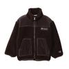 Champion Kids' Long Sleeve LooseFit Zip Jacket with Embroidered Script Logo, Brown, CK-A607
