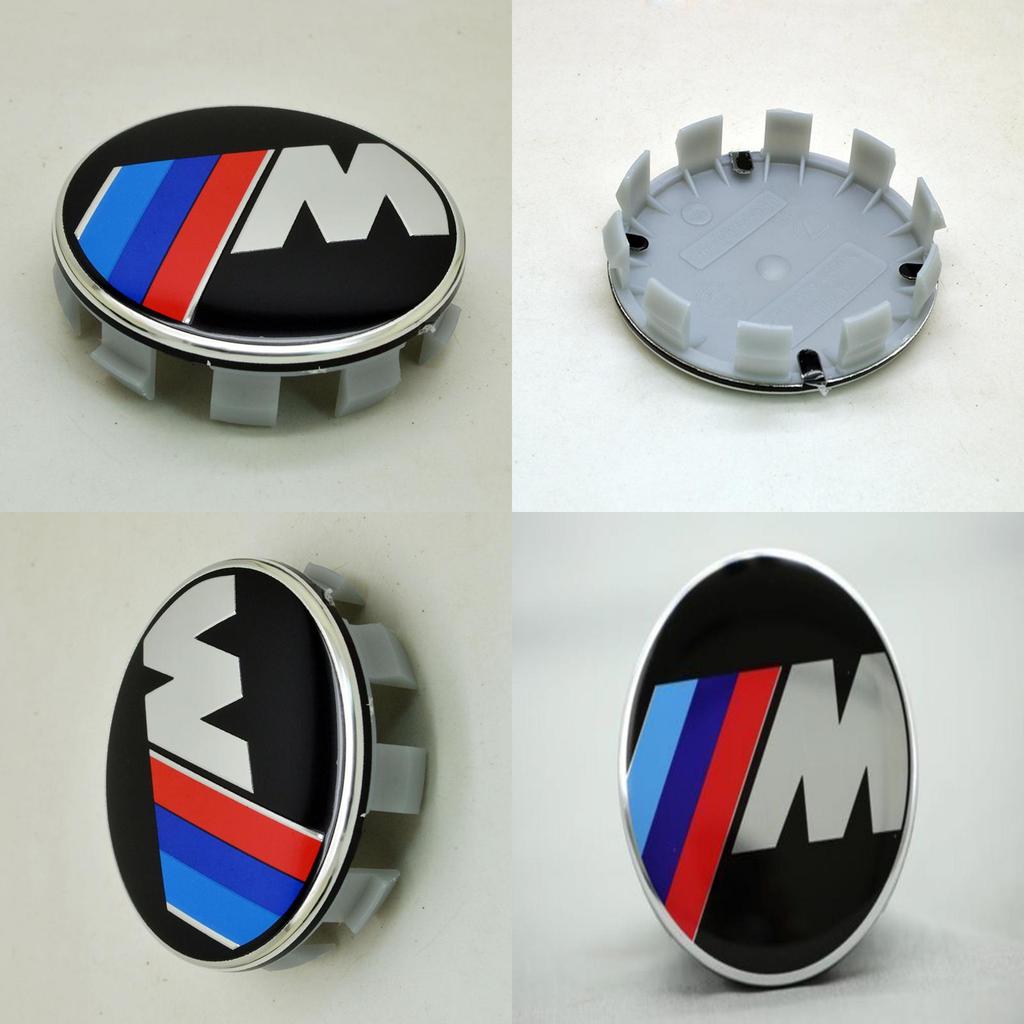 Bmw M Series Wheel Cap Power Logo Black Center Cover Hub Emblem 68mm Top Quality