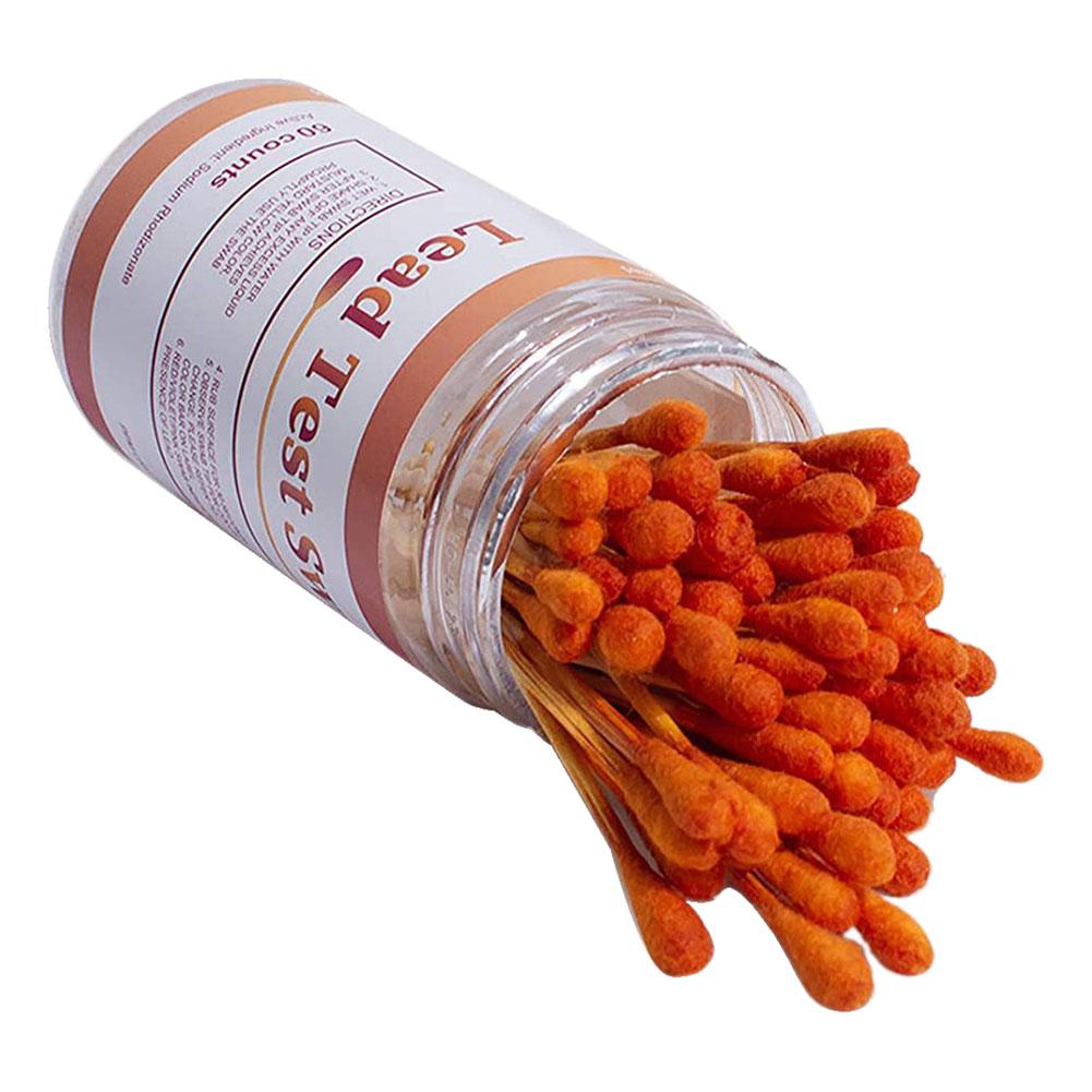 Kurşunlu Boya Test Çubukları Kiti, 60 adet Kurşun Test Kiti Çubuğu, Evde Kurşun Test Kiti, Kurşun Kontrol Çubukları, Kurşun Test Şeritleri, İyileştirme Aracı