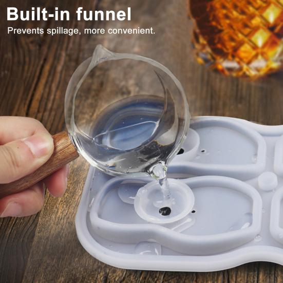 Forma de Gelo de Silicone de Grau Alimentício com Tampa 4 Compartimentos Liberação Fácil Formato de Sapato Criador de Cubos de Gelo para Bar Doméstico