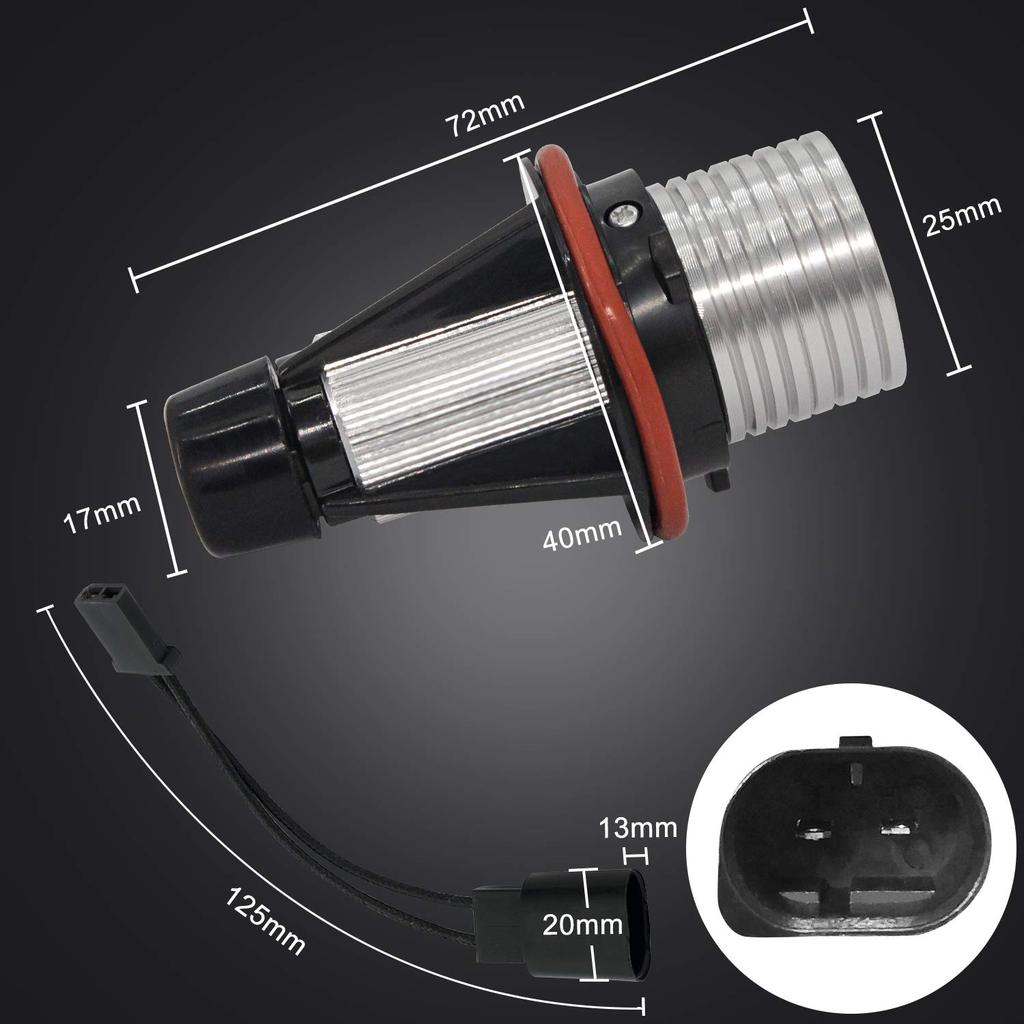 X-STYLE LED Squid Ring Bulb for BMW E39 E60 10W LED Warning Light with