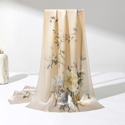 Shanghai Story Silk Scarf Girl Summer Thin Mulberry Silk Scarf Shawl Gift To Elderly Mother