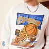 Li Ning Sports Lifestyle Series Printed Letter Crew Neck Sweatshirt Unisex sweatshirt Off-White AWDT553-1