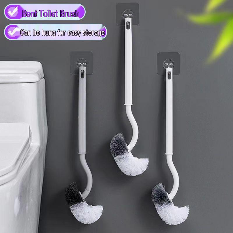 Soft Bristle Elbow Toilet Cleaning Brush