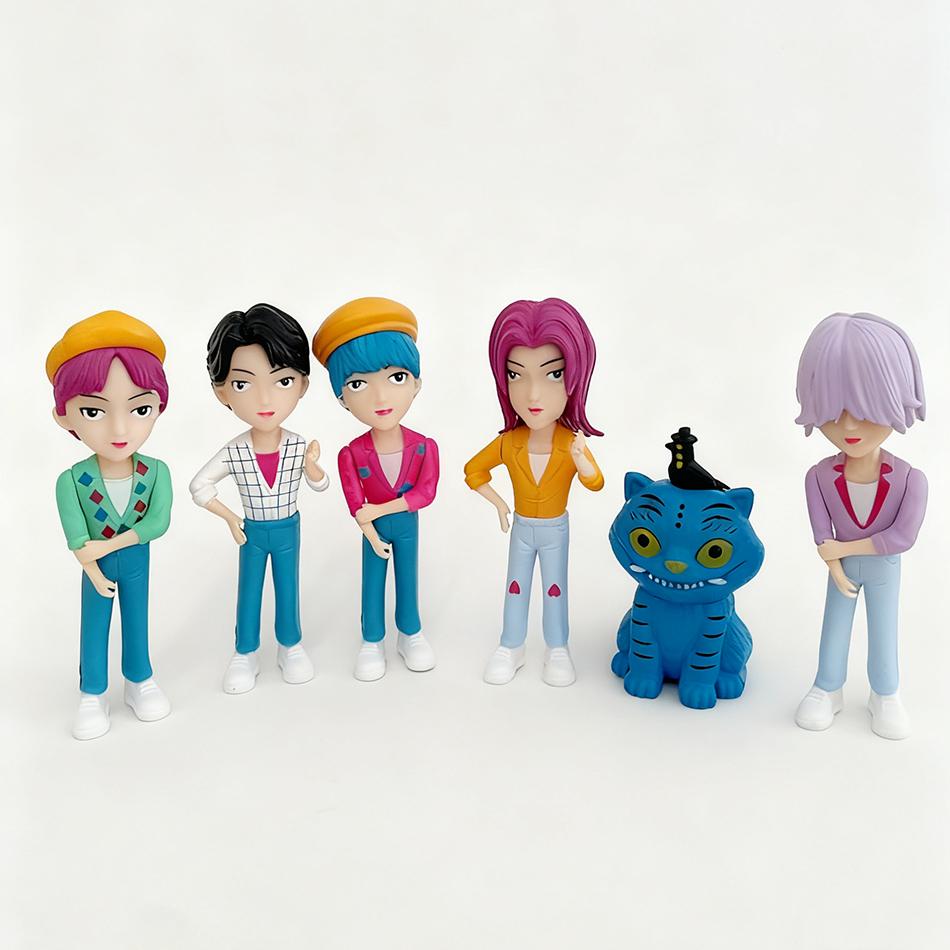 NEW Kpop Devil Hunter Saja Boys Anime Polyvinyl Chloride Character Collection Desktop Trinkets Childrens New Year Gift