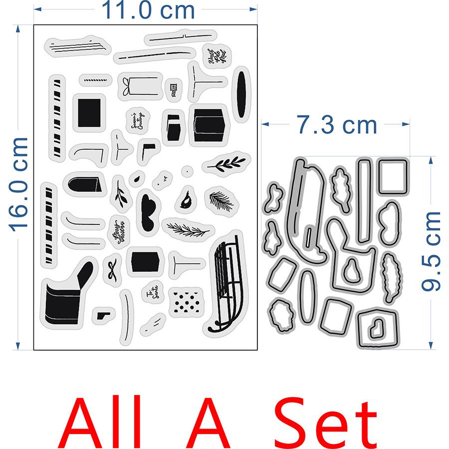 5743 Silicone Transparent Email Stamp Set for DIY Journals - 2023 New Style