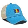 Czapka typu snapback z nadrukiem flagi Rumunii, patriotyczna czapka taty, nakrycie głowy, daszek przeciwsłoneczny, retro, osłona przeciwsłoneczna, regulowana czapka typu trucker