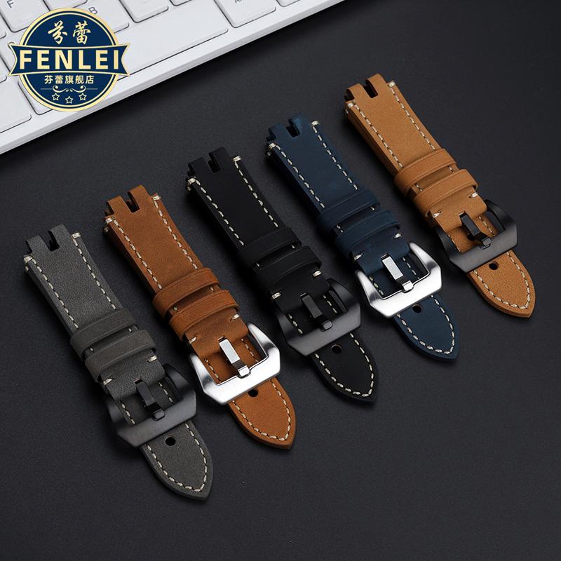 Für Casio Armband PRG-300 PRW-3000 PRW3000/3100/6000/6100Y PROTREK Serie Vintage Rindsleder Kopfband Uhrenarmband Armband mit Werkzeugen