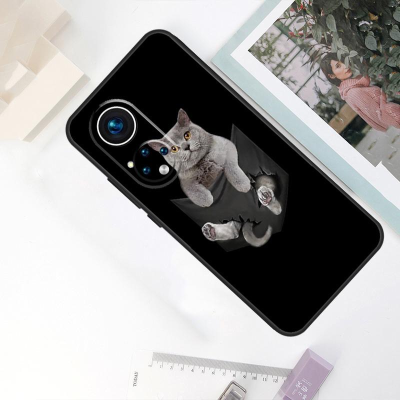 British Shorthair Cat For Honor Magic 8 Pro 6 7 Lite Case For Honor 200 400 50 70 90 X8c X8b X9a X9b X9c X9d Win RT