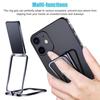 Coque pour Samsung Galaxy A13 4G-5G - BOOLING - Silicone Transparent - Support Pliable Noir