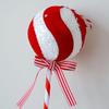 New Christmas Decorations Red and White Foam Candy Cane Lollipop Hanging Pendant Christmas Tree Decoration