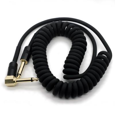 Generic Guitar Coiled Cable 3m Black L-S GC-3M-BL