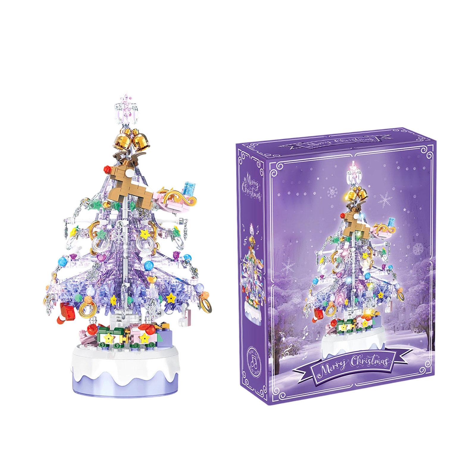 

Музыкальная шкатулка «Рождественская елка», детские игрушки-конструкторы, креативный подарок на День святого Валентина и Рождество, украшения One Size