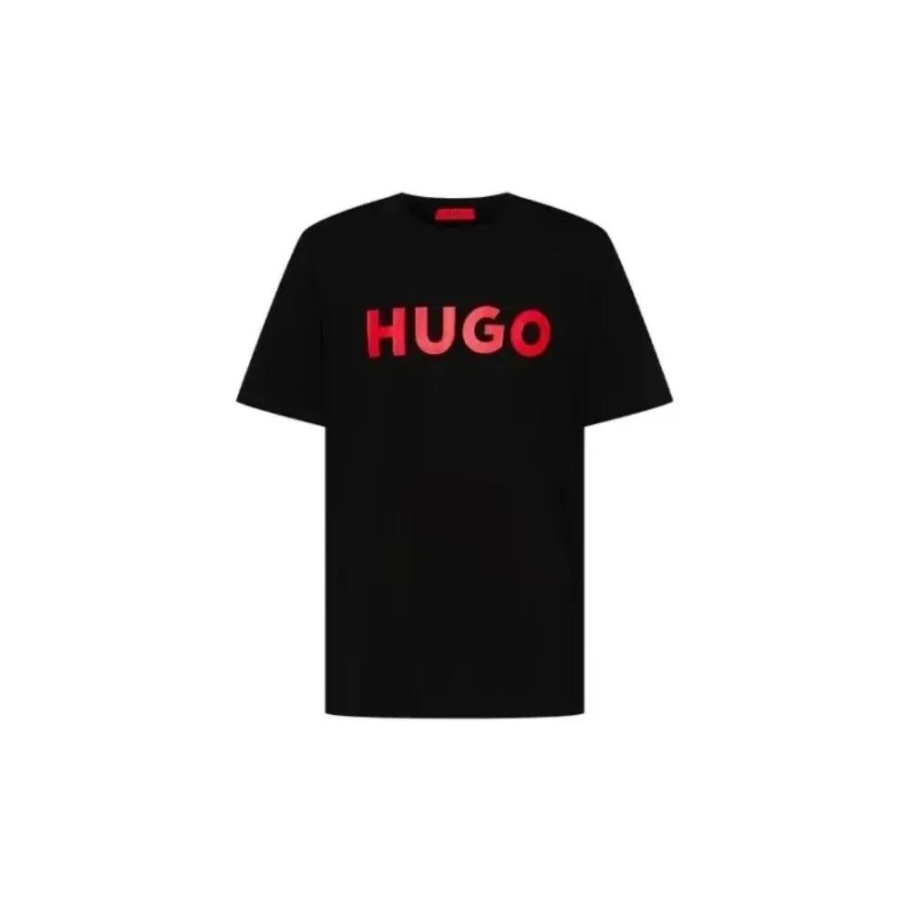 Fashion Summer Men Women T Shirt Designer Tee Hugo Print Short Sleeve Tshirt Oversized Top Luxury Brand Cotton T-Shirt Clothes