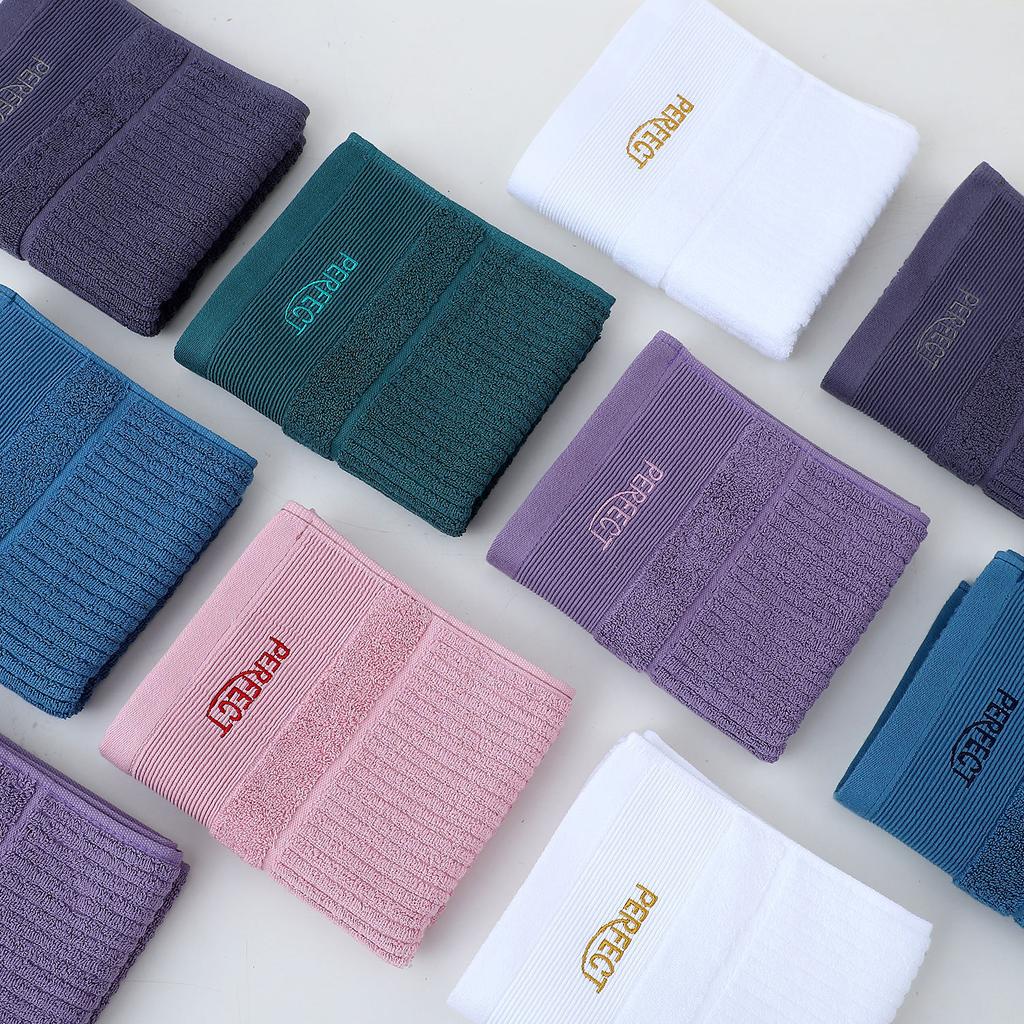 Pure cotton towel Adult household bath face towel Thickened soft absorbent cotton face towel