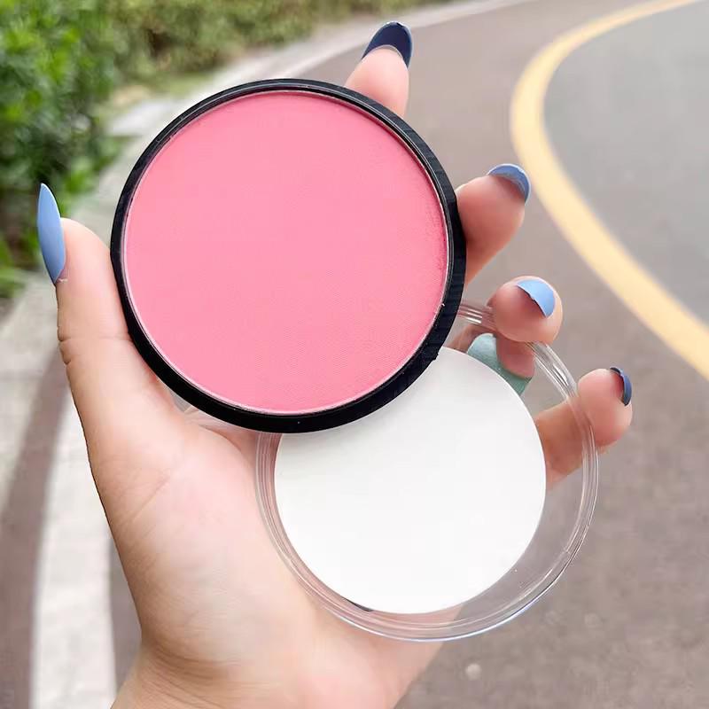 Youruo Hot-Selling Single Color Blush & Contour Rouge Powder: Delicate Whitening Orange Dragon Fruit Highlighter