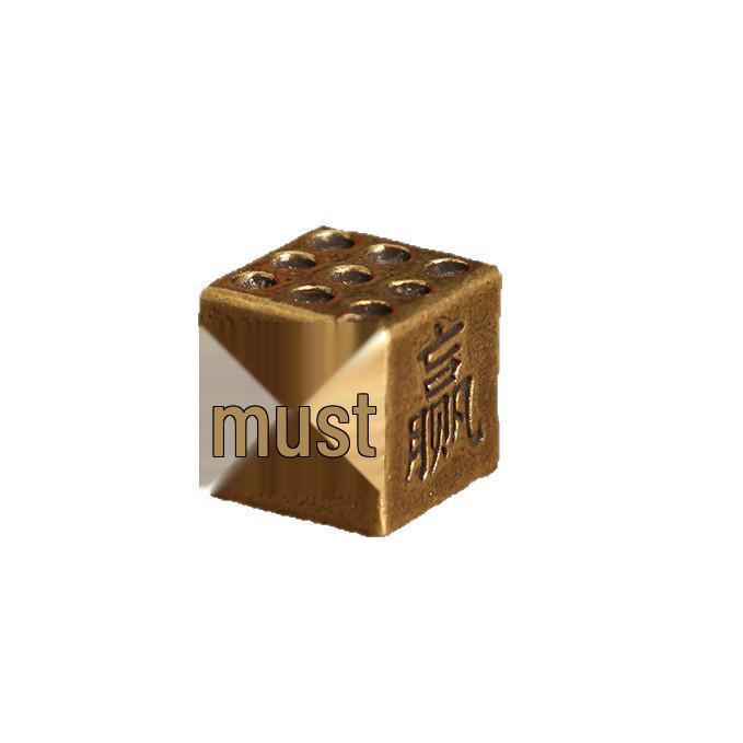 Retro Brass Dice – Creative Bronze Design for Nightclubs and Bars